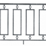 Балкон ограждения эскиз 12